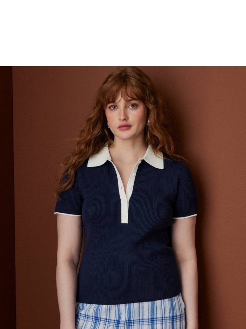 Rosie Assoulin x Target Short-Sleeve Polo Sweater